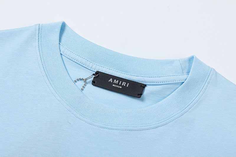 AMRI Letter Logo Print Cotton T-Shirt