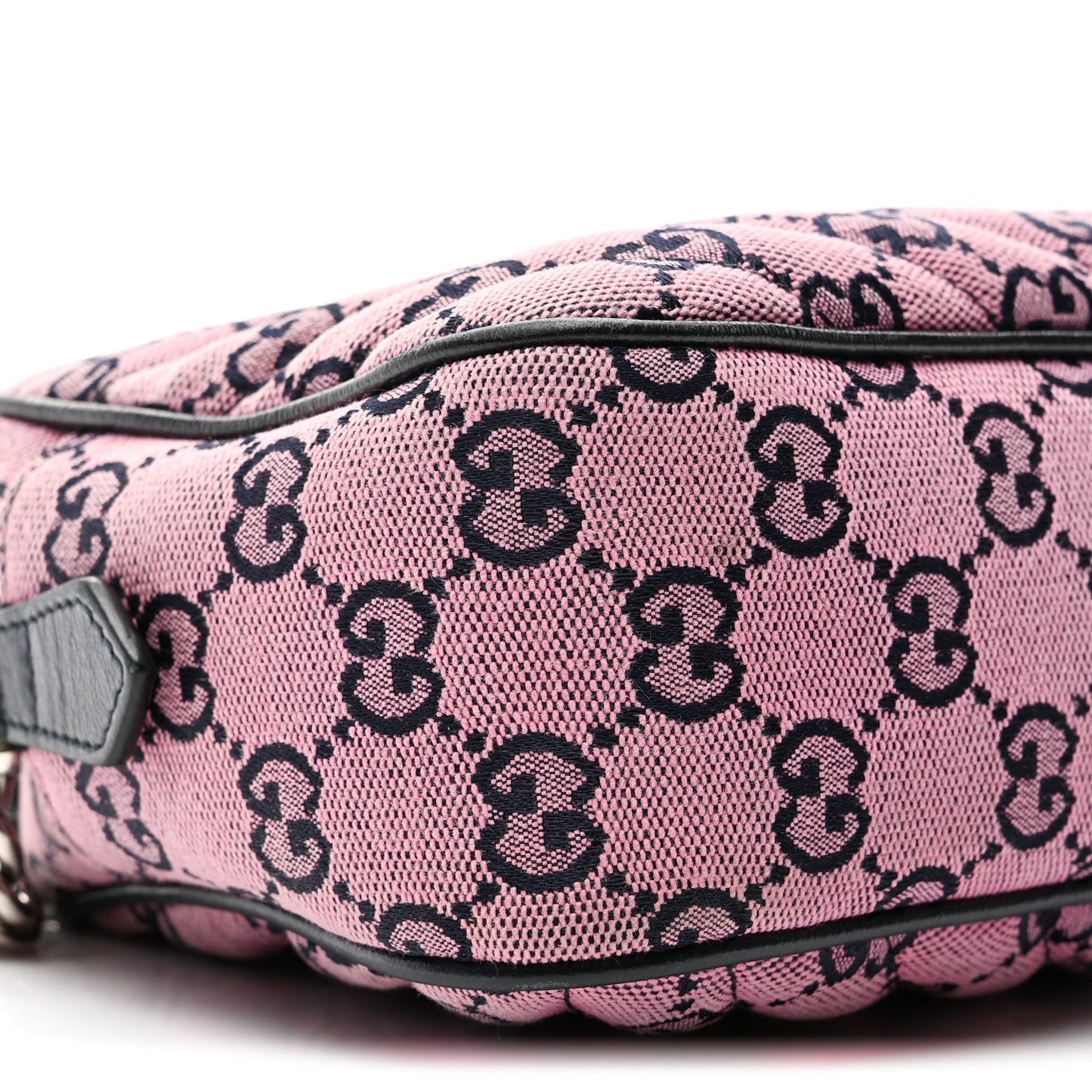 Monogram Multicolor Matelasse Diagonal Small GG Marmont Chain Shoulder Bag Pink Blue