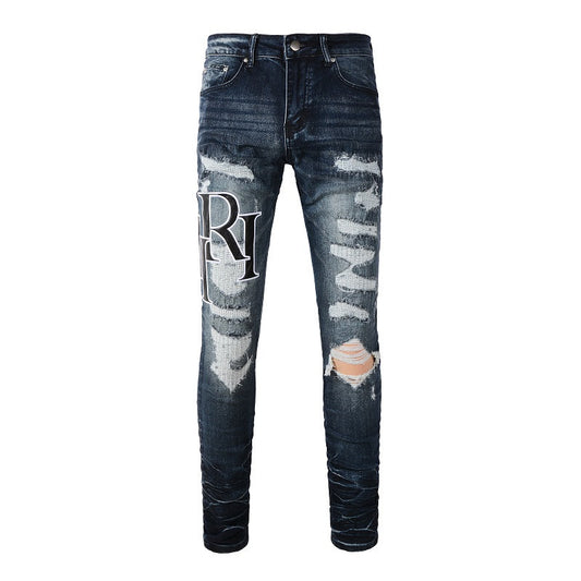 AMRI Patchwork Jeans #1324
