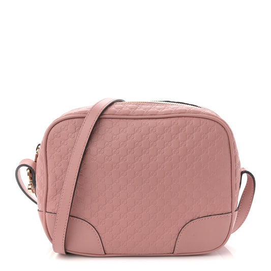 Soft Microguccissima Mini Bree Messenger Bag Soft Pink