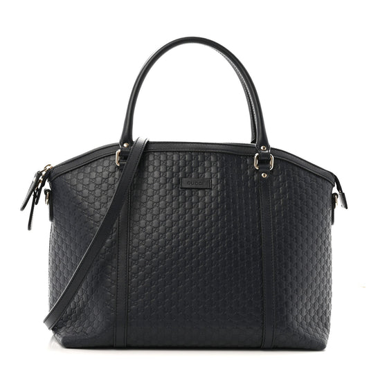 Soft Microguccissima Dome Satchel Navy