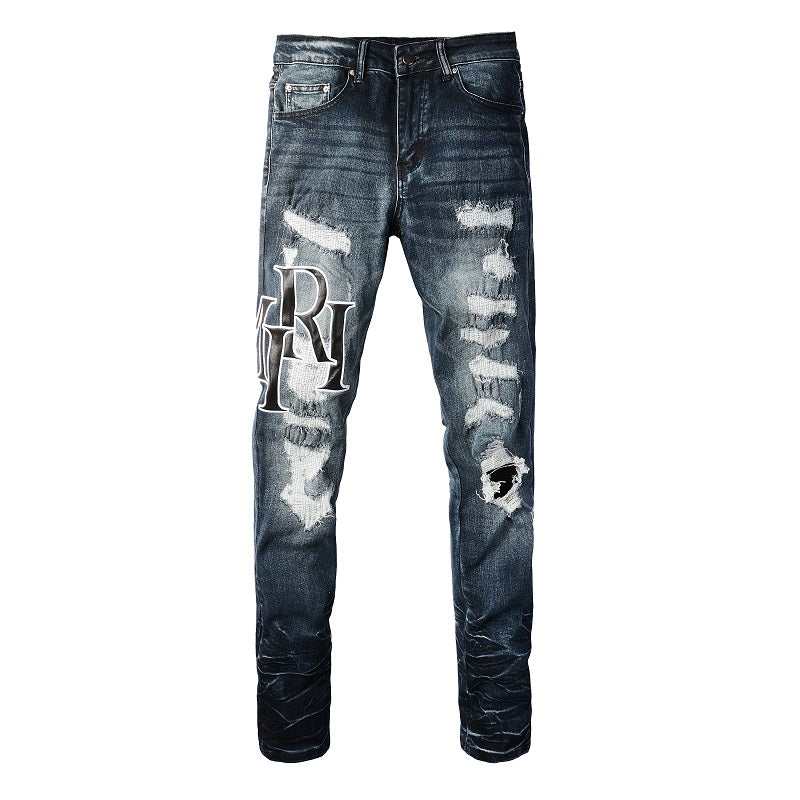 AMRI Patchwork Jeans #1324